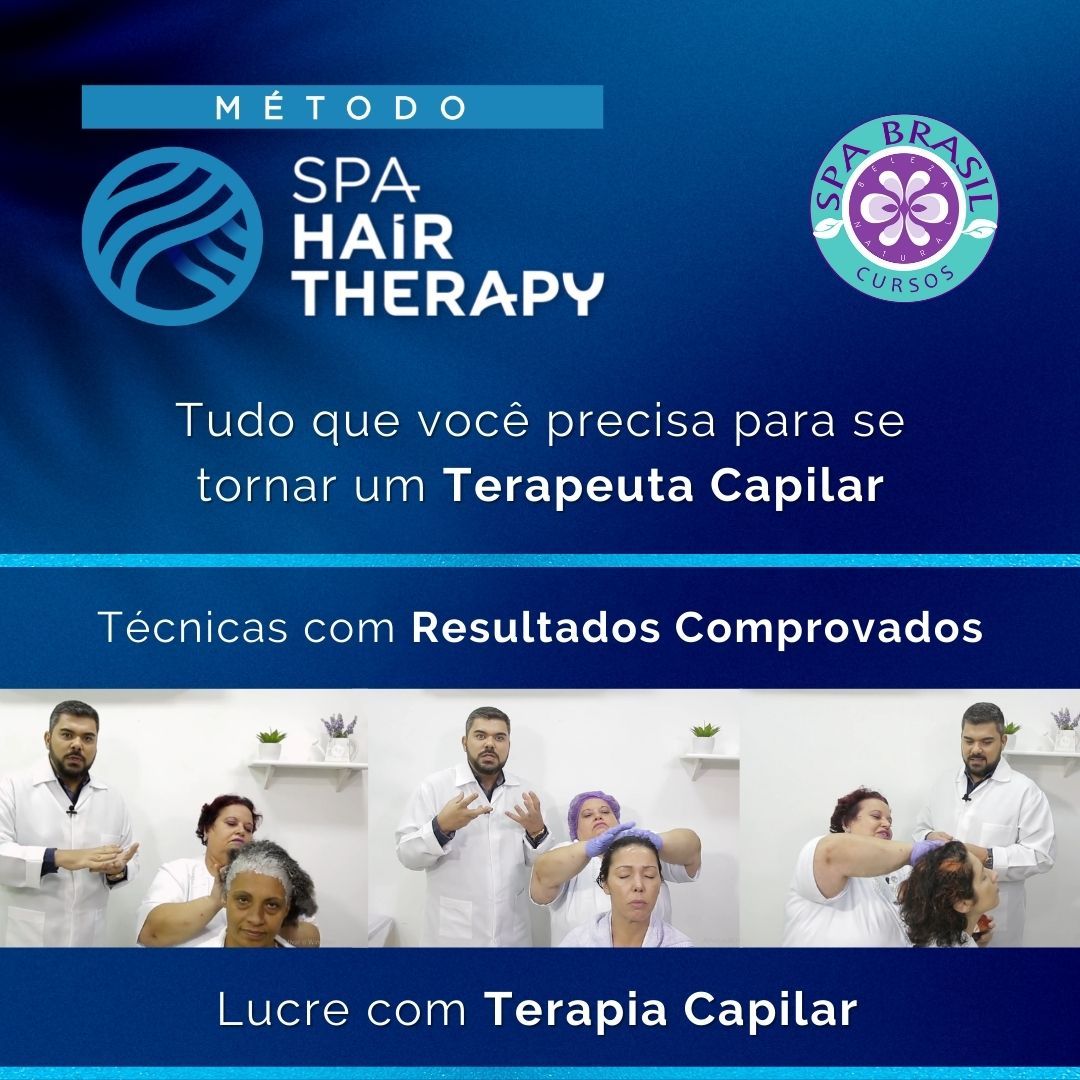 cupom de desconto formação em terapia capilar método spa therapy
