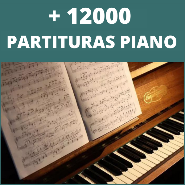 Cupón de Descuento Más de 12000 Partituras para Piano - Promoción