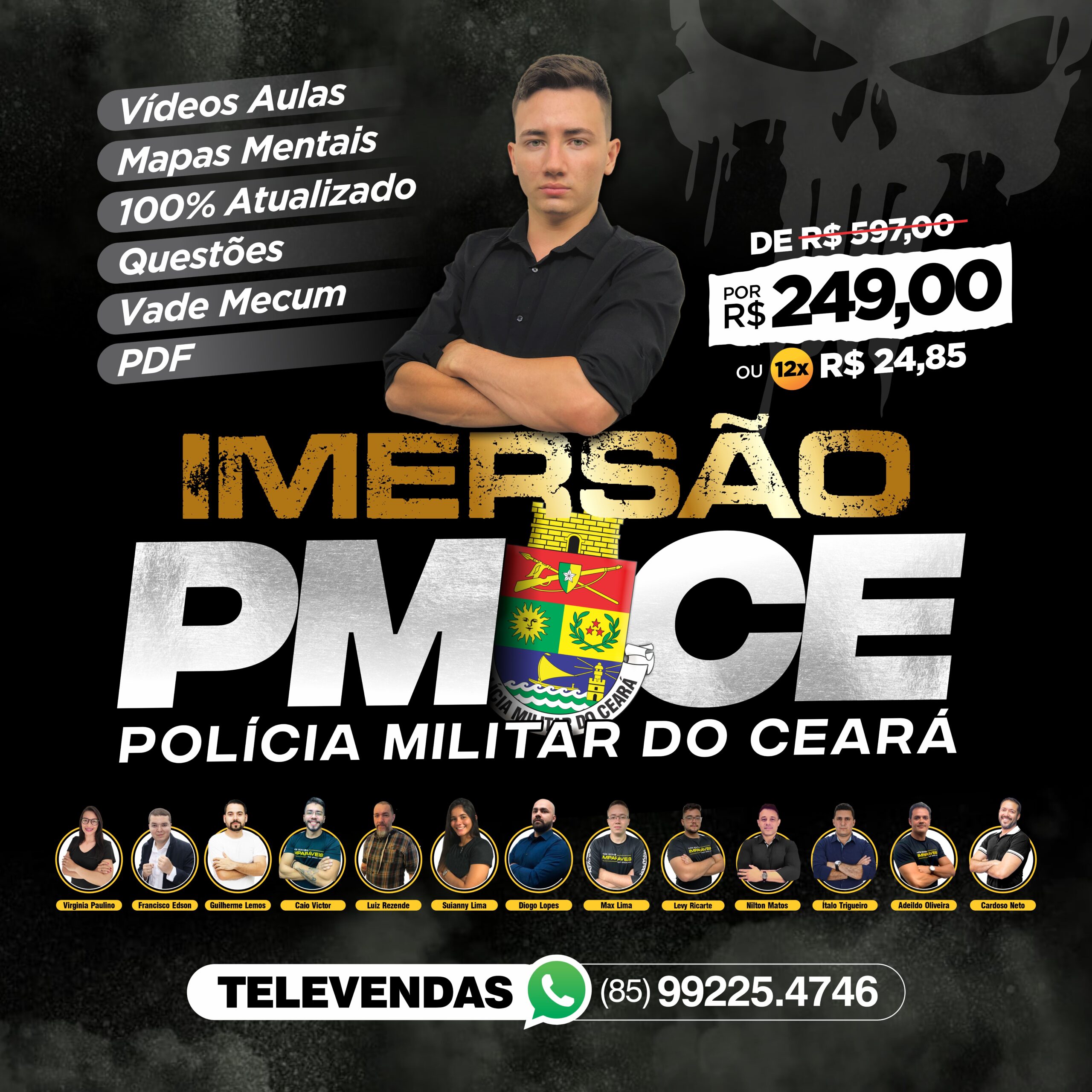 cupom de desconto curso professor erick lima pmce