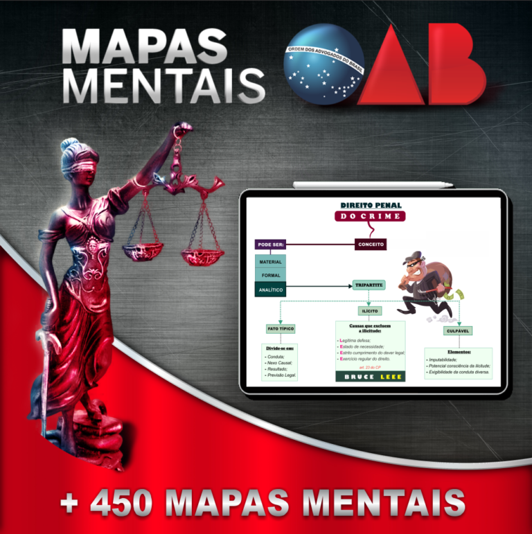 Cupom de desconto 490 mapas mentais para oab