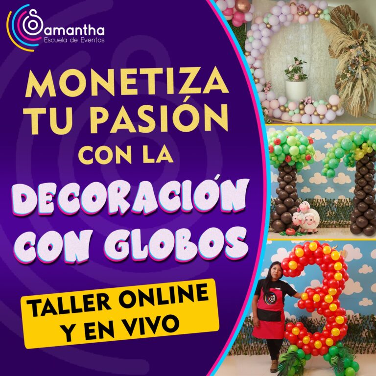 cupón de descuento monetiza tu pasion con la decoración con globos