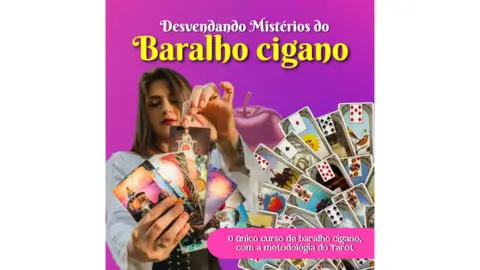 cupom de desconto Curso de baralho cigano com metodologia de Tarot - Meditação e Tarot