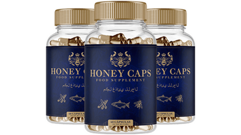 Honey Caps- 3 FRASCOS