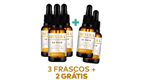 Revera Gold - 3 FRASCOS + 2 GRÁTIS