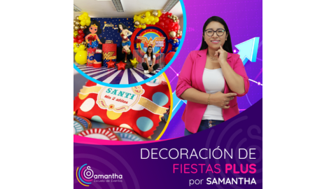 Decoración de Fiestas Plus por Samantha