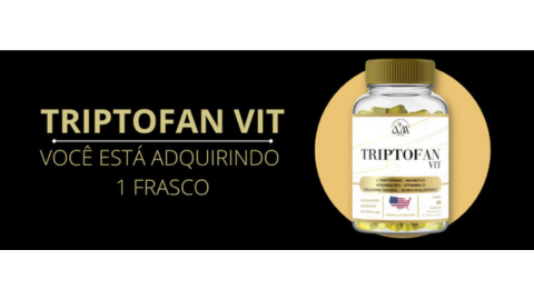 Triptofan Vit - 1 Frasco + 2 EbooksTriptofan Vit