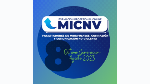 cupón de descuento MICNV 8: Facilitadores de Mindfulness, Compasión y Comunicación no-violenta