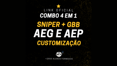 Cupom de desconto COMBO 4 EM 1 - Manutenção em AEG GBB SNIPER e Customização