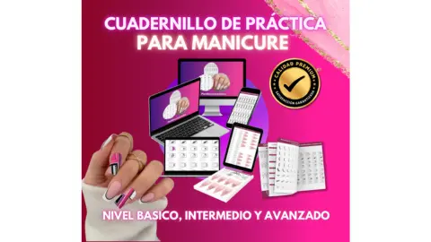 Cupón de descuento Cuadernillo de práctica para manicure