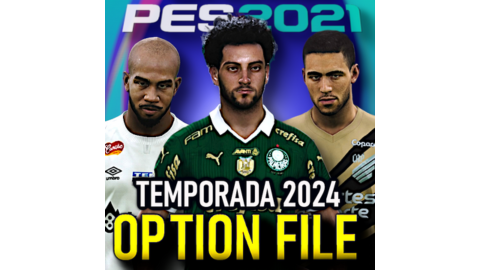 cupom de desconto ATUALIZAÇÃO PARA PES 2021 - OPTION FILE TEMPORADA 2024 TRANSFERÊNCIA E UNIFORMES 100% ATUALIZADOS - FUNCIONA EM PS4PS5 e PC