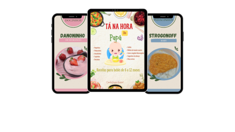 cupom de desconto Receitas para bebês - de 6 a 12 meses