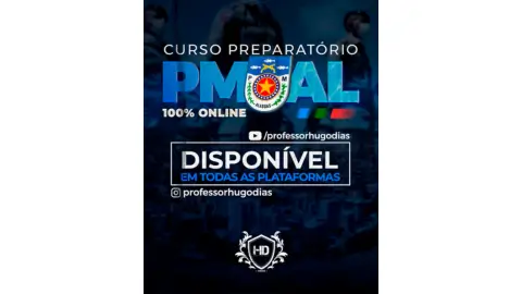 cupom de desconto Curso Preparatório PMAL - HD Cursos