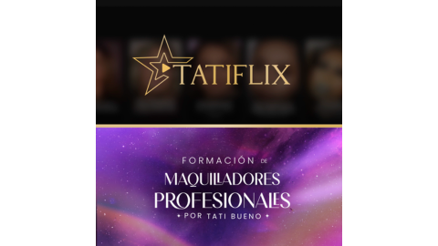 Cupón de descuento Tatiflix + Formacion de Maquilladores Profesionales