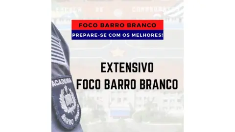 cupom de desconto Foco Barro Branco - Extensivo