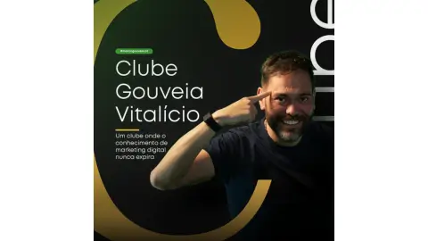 cupão de desconto Clube Gouveia Vitalício - Um clube onde o conhecimento de marketing digital nunca expira