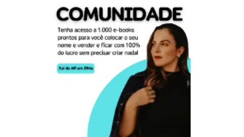 cupom de desconto Acesso Comunidade com + de 1.000 PLR pronto e editável