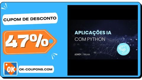 cupom de desconto Trilha Aplicações IA com Python