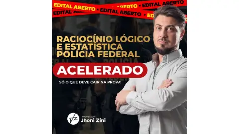 cupom de desconto Raciocínio Lógico e Estatística Polícia Federal - ACELERADO