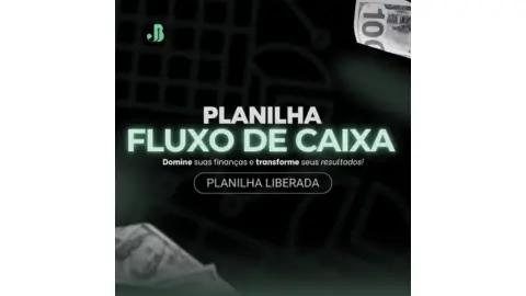 cupom de desconto Planilha - Fluxo de Caixa