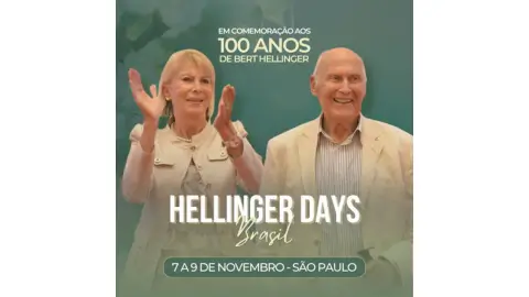 cupom de desconto Hellinger Days Brasil 2025 – Edição Especial 100 Anos de Bert Hellinger