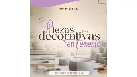 cupón de descuento Piezas decorativas en cemento para emprender