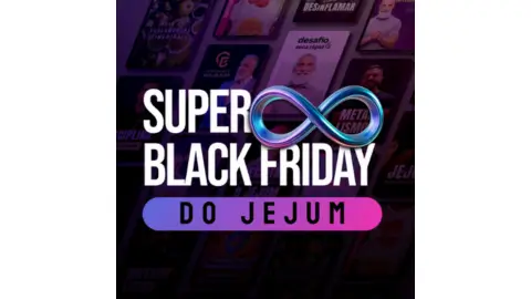cupom de desconto Super Black Friday da Comunidade do Jejum
