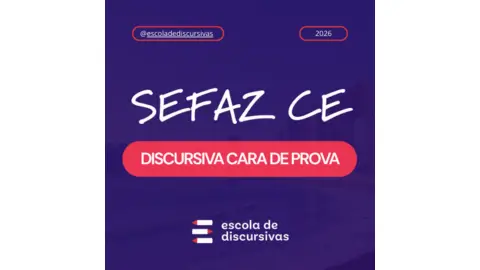 cupom de desconto SEFAZ CE - Discursiva Cara de Prova