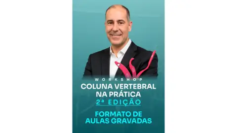Cupom de desconto Workshop Coluna Vertebral na Prática Formato de Aulas Gravadas